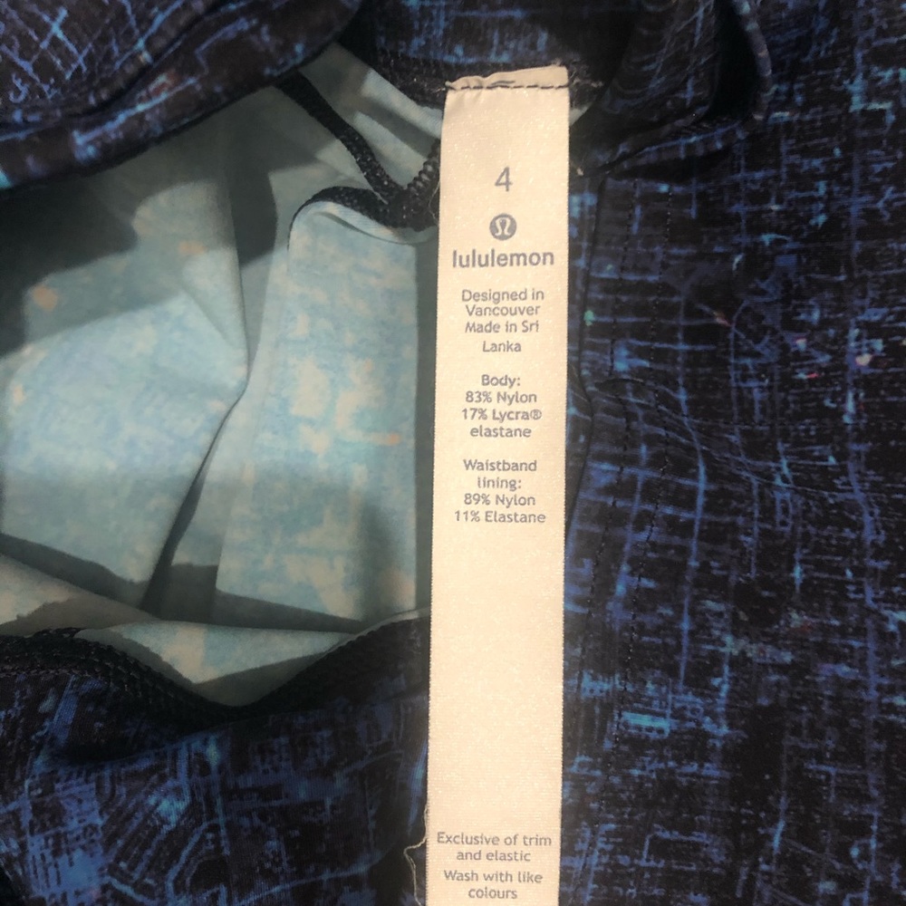 Lululemon patterned leggings
